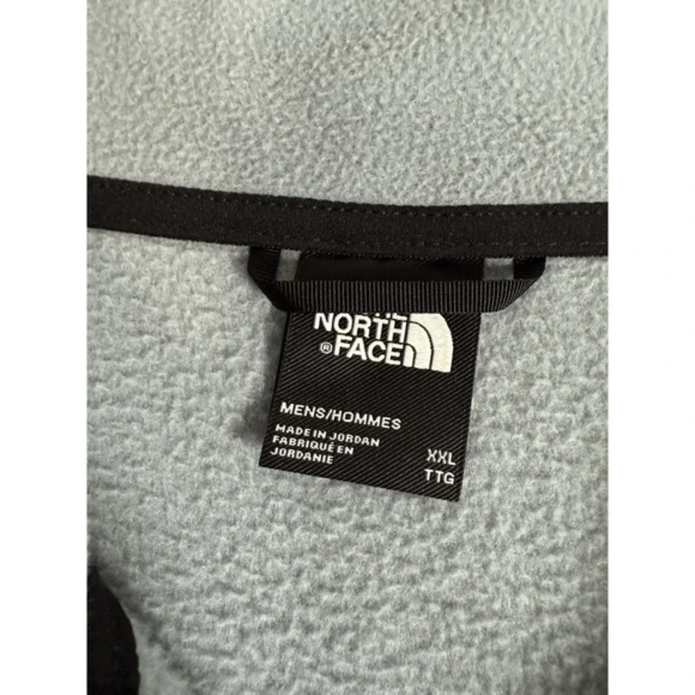 The North Face Fleece 1/4 Zip Pullover Mens Large Gray Polyester Gorpcore Hiking